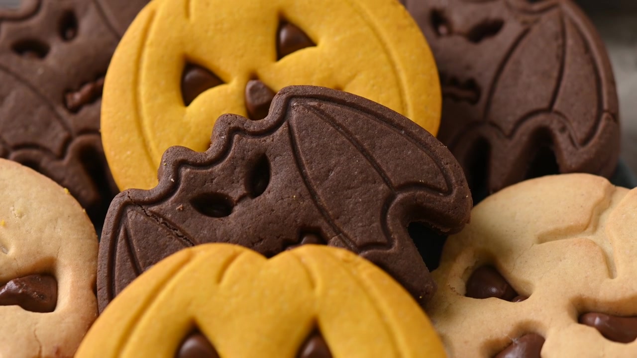 Assorted Halloween cookies