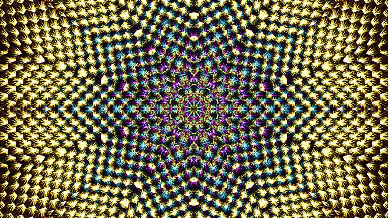 waves with stripes colorful dots of light shining in for background