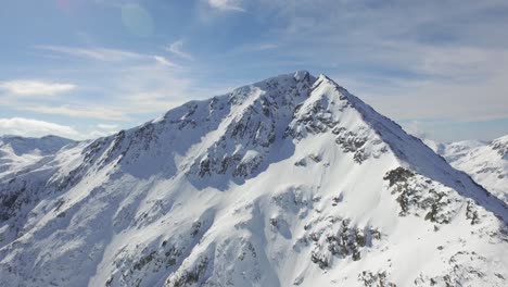 snowy mountain peaks