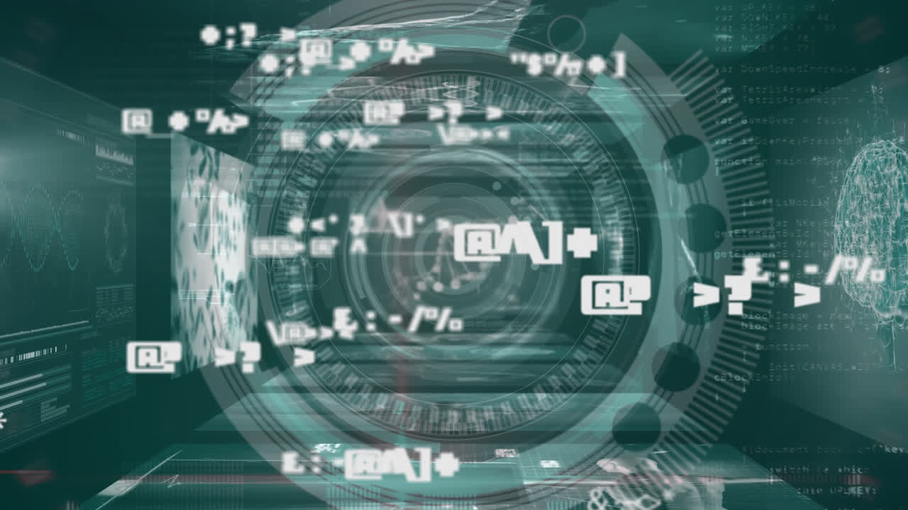 스크린에서 스 ⁇  스캔과 데이터 처리의 애니메이션