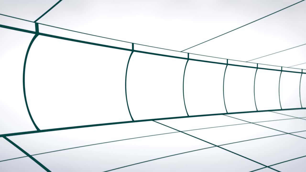 líneas de cuadrícula en movimiento en fondo blanco 4k