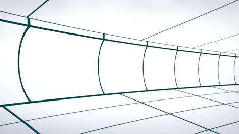 sich bewegende gitterlinien auf weißem hintergrund 4k