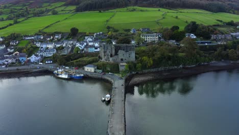 castillo del rey juan, carlingford, louth, irlanda, octubre de 2021