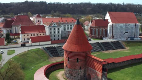 kaunas castle and amphitheater at daytime in lithuania