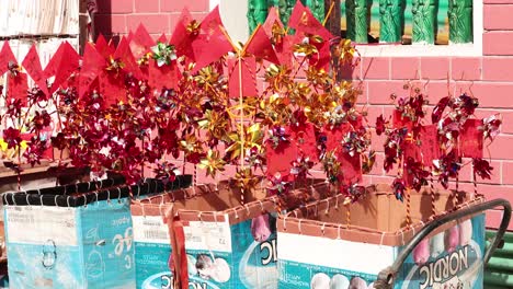 colorful decorations at hong kong's wong tai sin temple