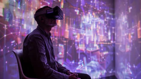 persona que experimenta la realidad virtual