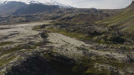 rocky landscape at snaefellsnes peninsula in western iceland