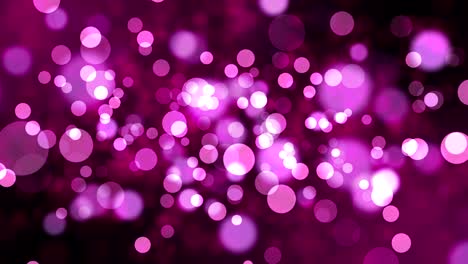 círculos rosados bucle de fondo bokeh