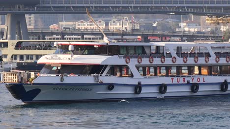 ferry boat in istanbul, turkey