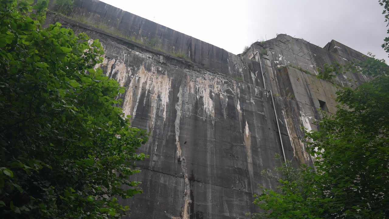 Second world war memorial Bunker Valentin Bremen exterior view of WWII submarine bunker