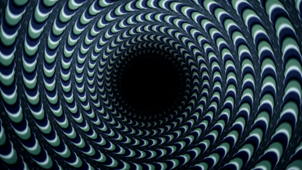 Hypnotized Spinning Rotation Background Effect