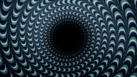 efecto de fondo de rotación hipnotizada