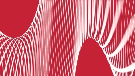 espiral geométrica bucle de fondo abstracto rojo y blanco