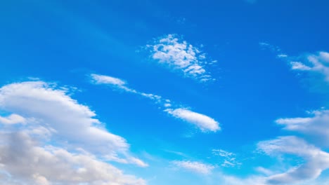 beautiful clouds in motion timelapse