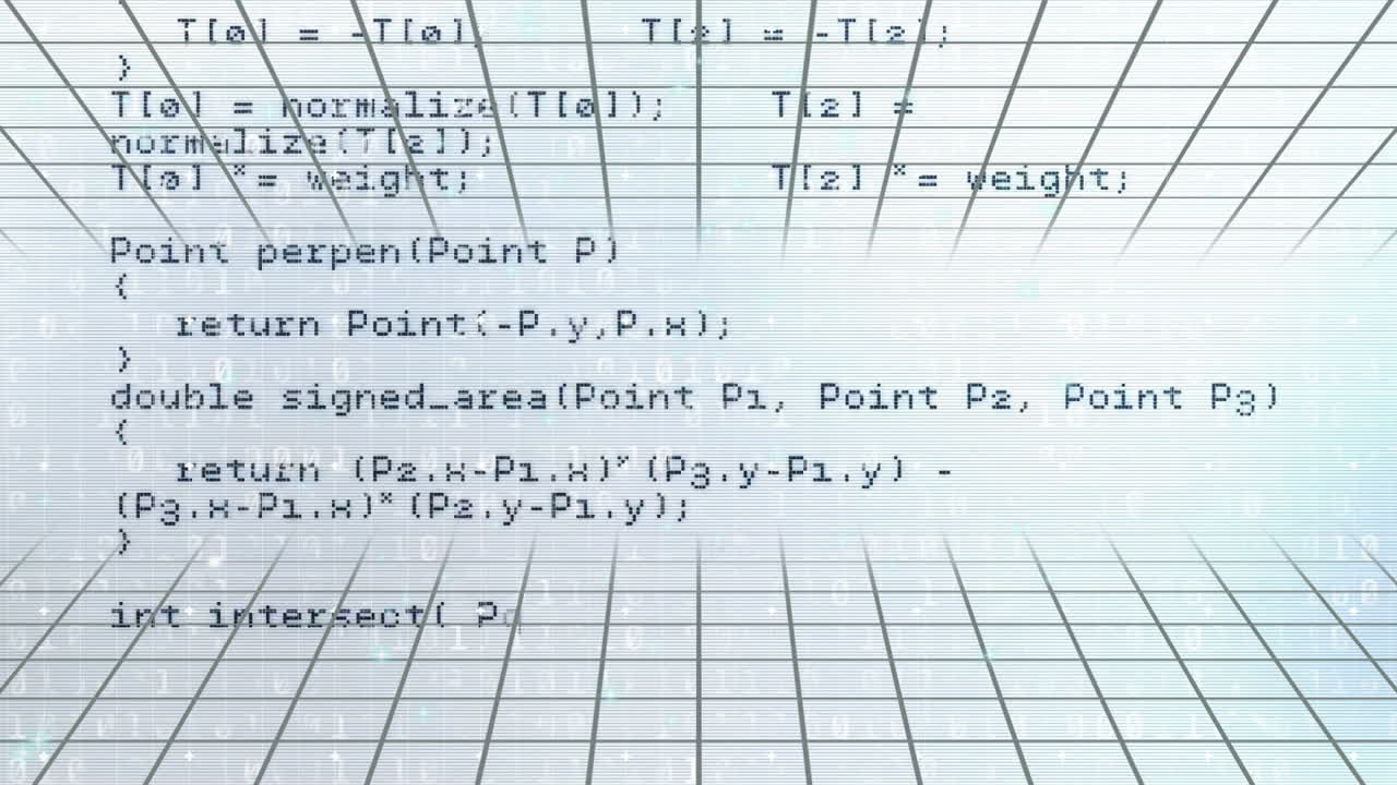 Animation of data processing on white background