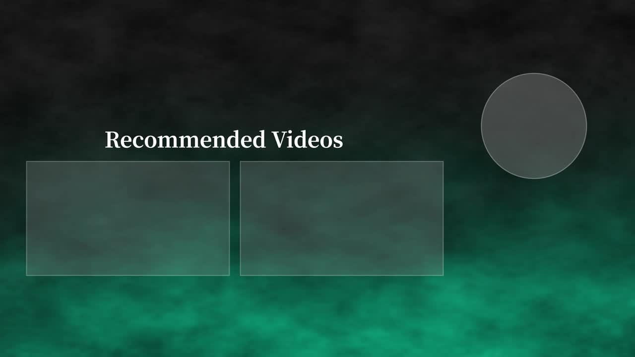 humo cg tarjeta final pantalla final gráficos de movimiento