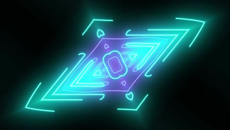 futuristic abstract neon looping background