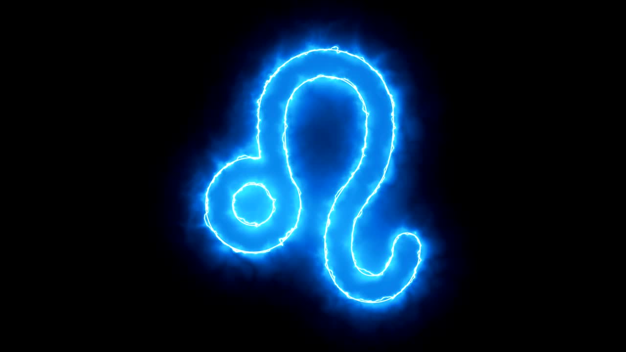 renderización en 3d del símbolo del zodiaco. fondo digital