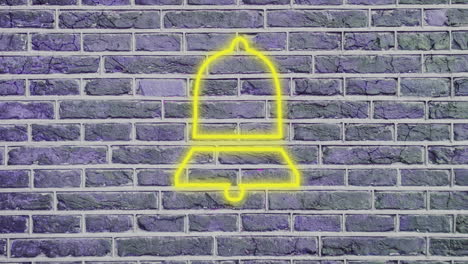 thumbs down neon sign on brick wall 4k