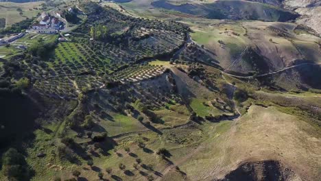 drone-shot-of-a-countryside