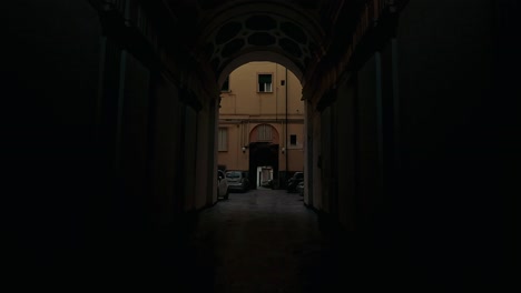 a walk through an italian apartment courtyard