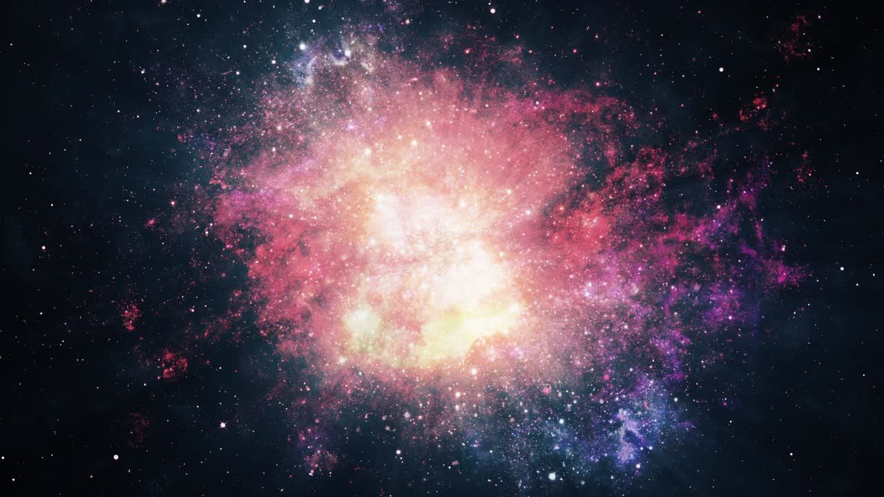 Space Travel through star fields in supernova bursts light. 4K 3D render loop heavenly stellar explosion supernova colorful nebula space dust clouds. Sci-Fi Fantasy Big bang animation of universe.
