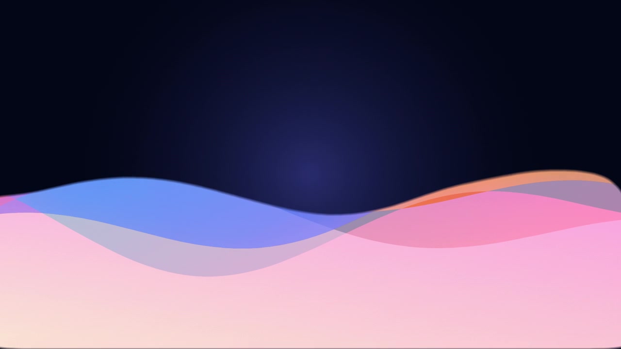 Abstract Motion Background with Soft Colorful Wavy Layers