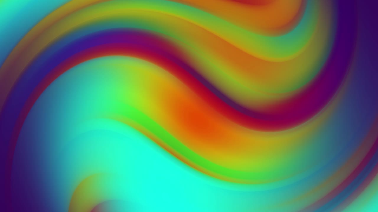 colorido brillante bucle sin costuras torcido gradiente fondo.3d hacer filas coloridas púrpura rojo amarillo azul rayas ondulantes