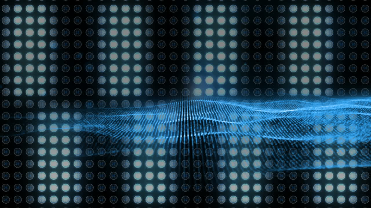 Digital generated video of graphic background concept