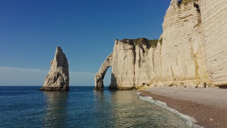 amazing cliffs of etretat, france