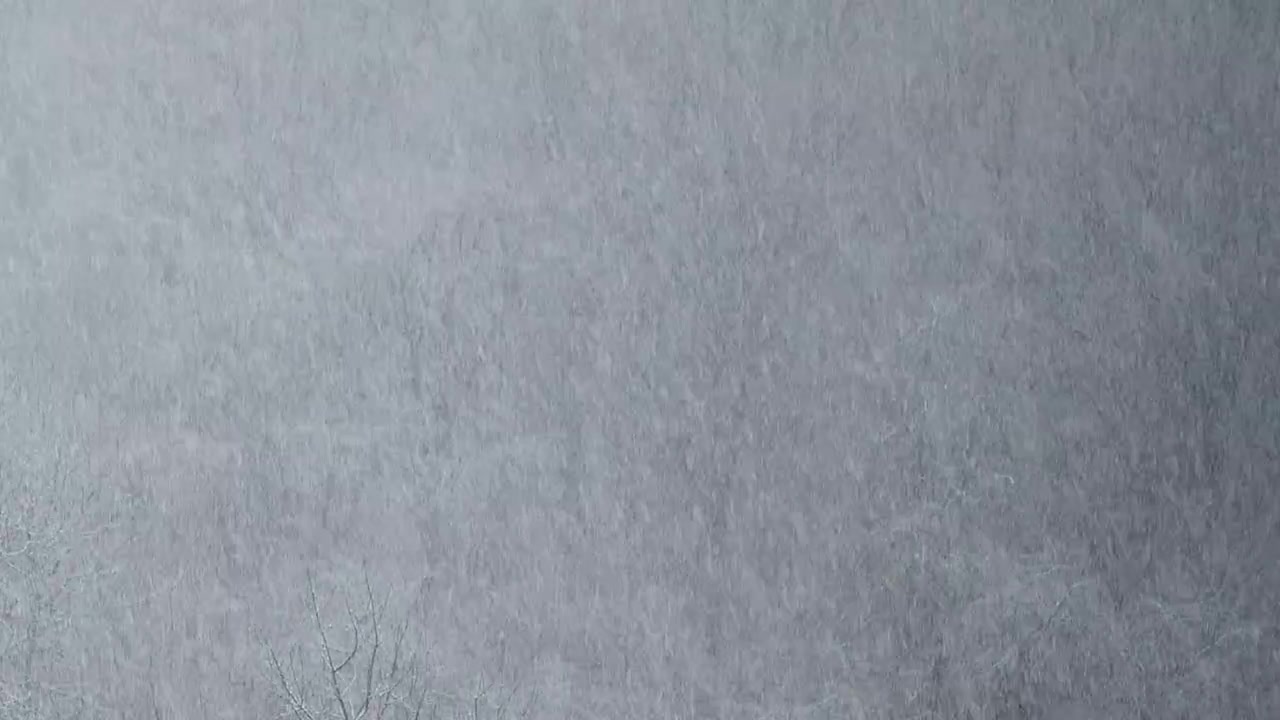 Blizzard in the winter.