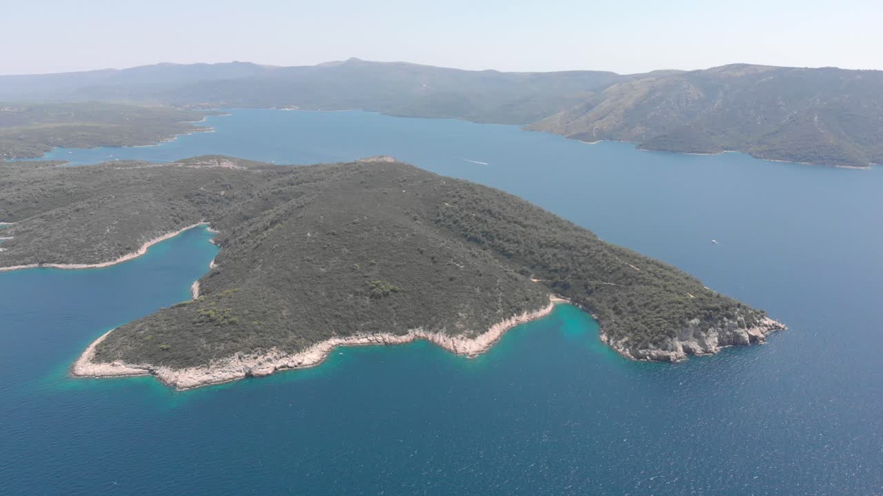 Croatia Landscape on the Coast of the Dalmatian Islands
