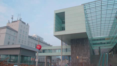 linz skyscrapers downtown near main station