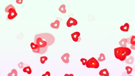 valentines day shiny background animation romantic heart 54