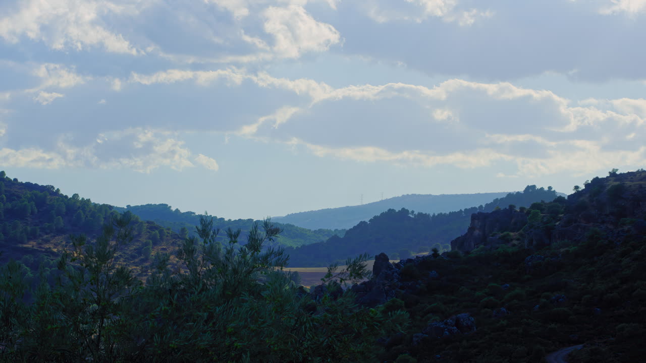Countryside time lapse at Ardales, Andalusia, Spain