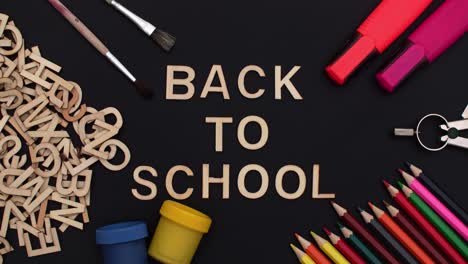 The-writing-back-to-school-on-the-blackboard