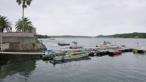 Ago-Bay-at-Kashikojima,-overcast-day-in-Mie-Japan