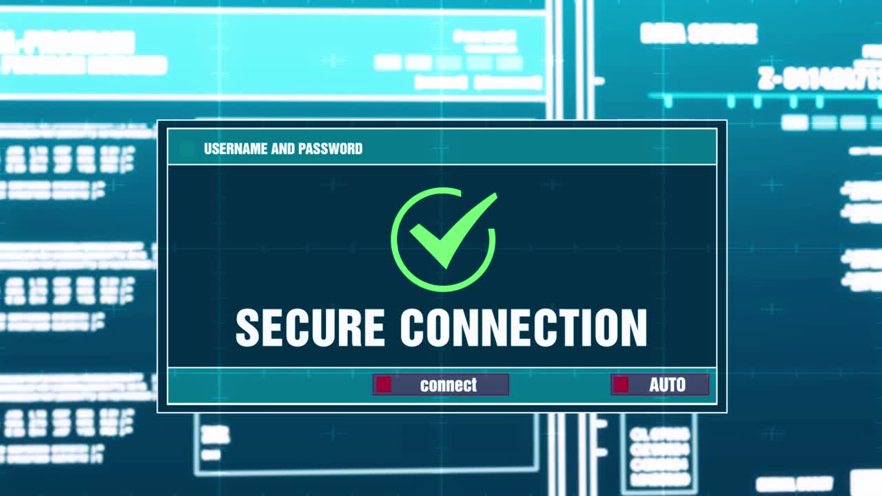 77 secure connection warning notification generated on digital system security alert error message