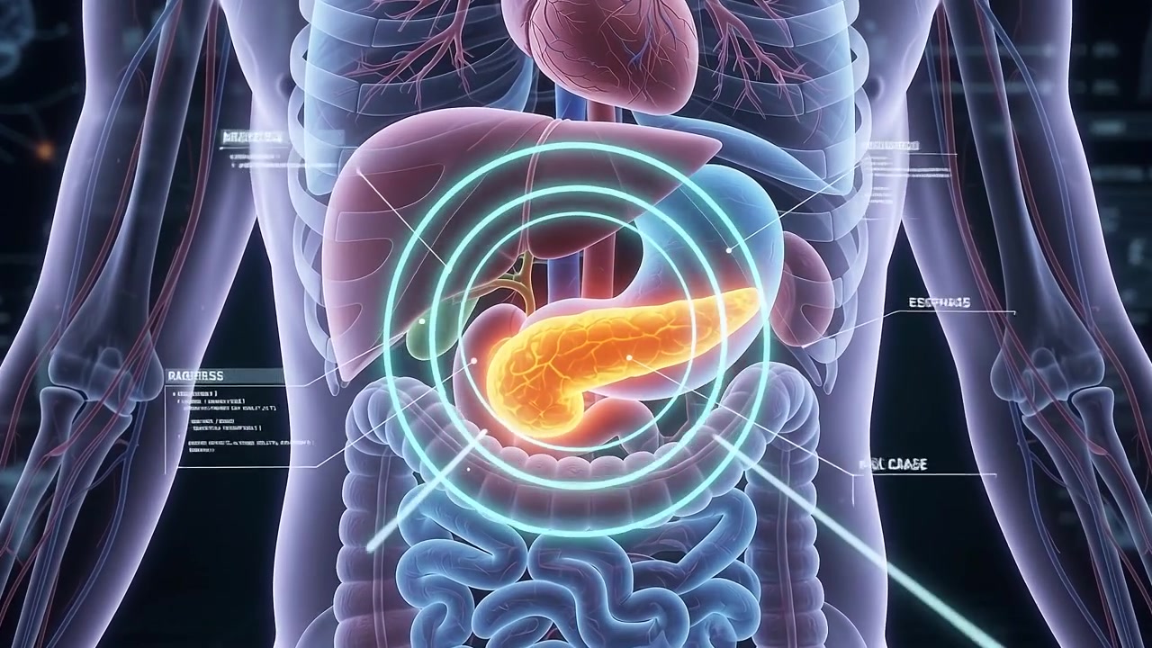 Medical Animation of Human Pancreas Anatomy with Digital Interface