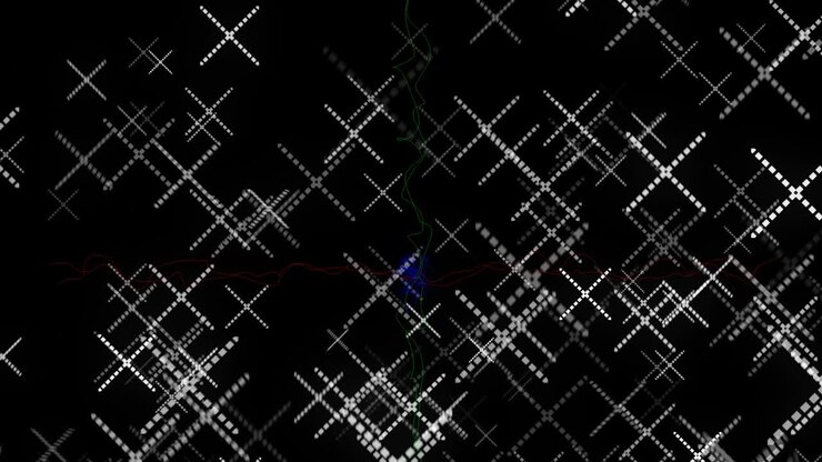 Abstract Particle Background