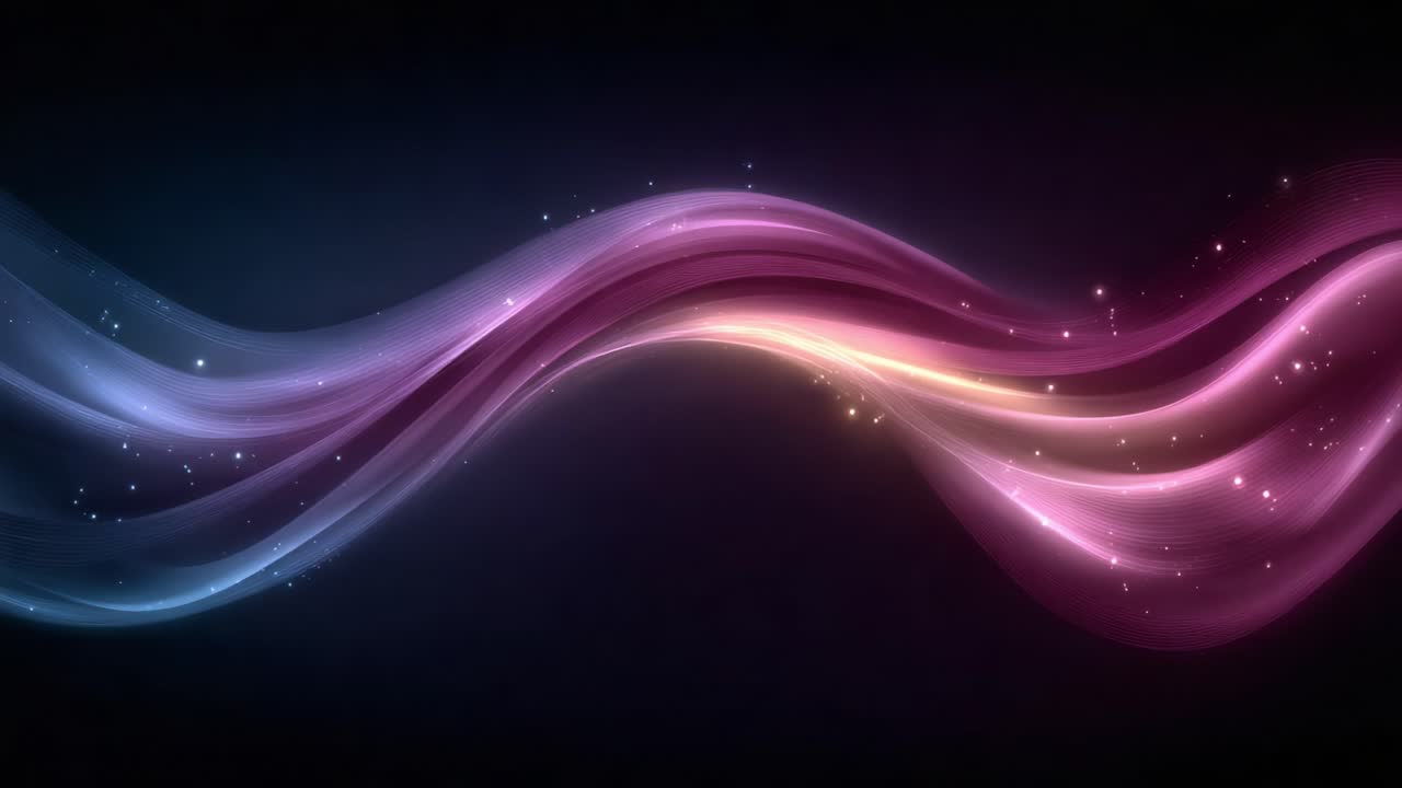 A Beautiful Blend of Soft Waves in Shades of Blue and Pink Flowing Together, Creating a Dreamy and Ethereal Atmosphere Full of Light and Motion