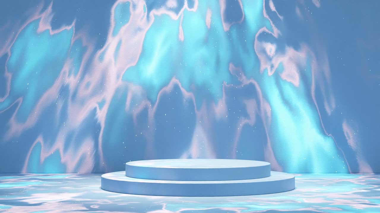 제품 디스플레이 전자 상거래 판매 할인 액체 배경 3d 렌더링 애니메이션 트립 사이키델릭