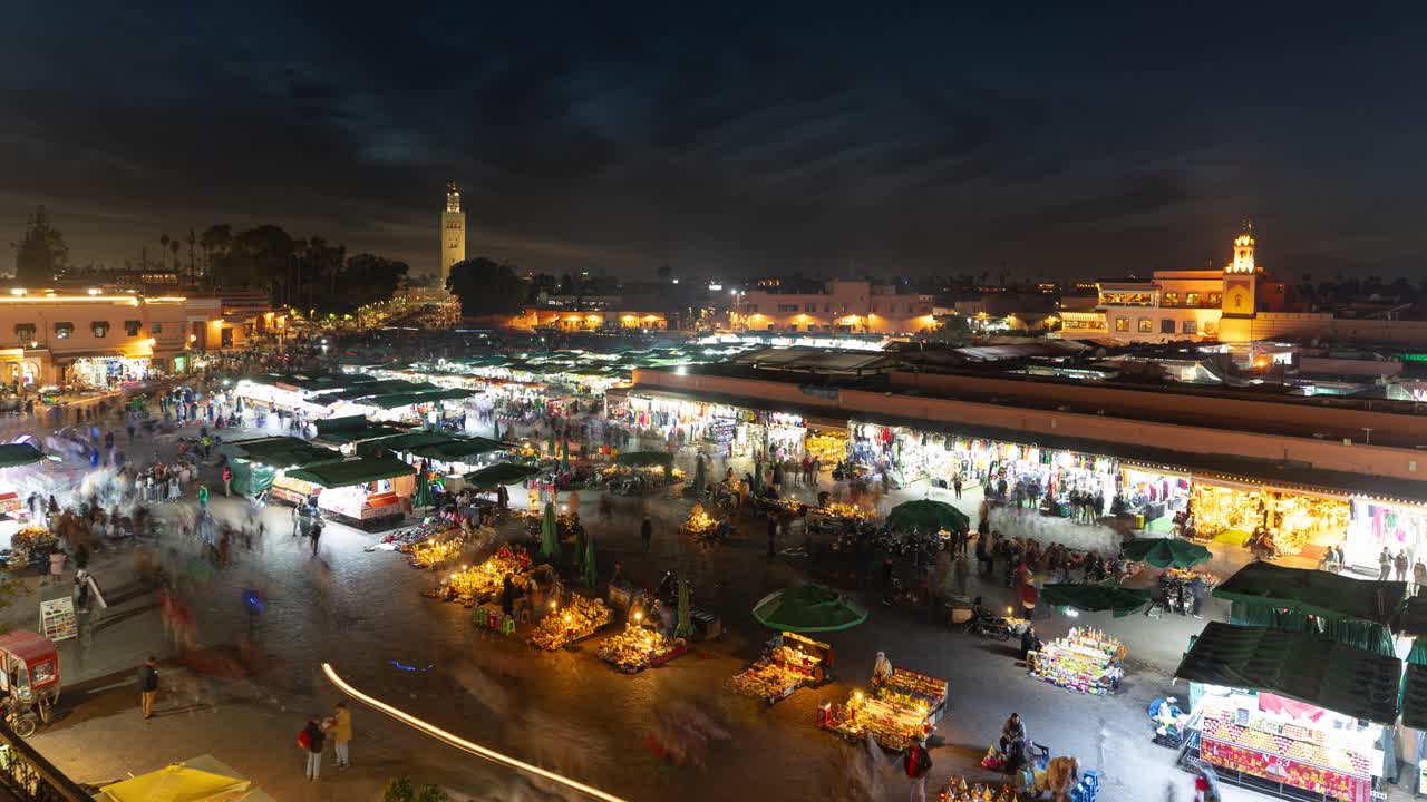 Night Market in Marrakech, Morocco