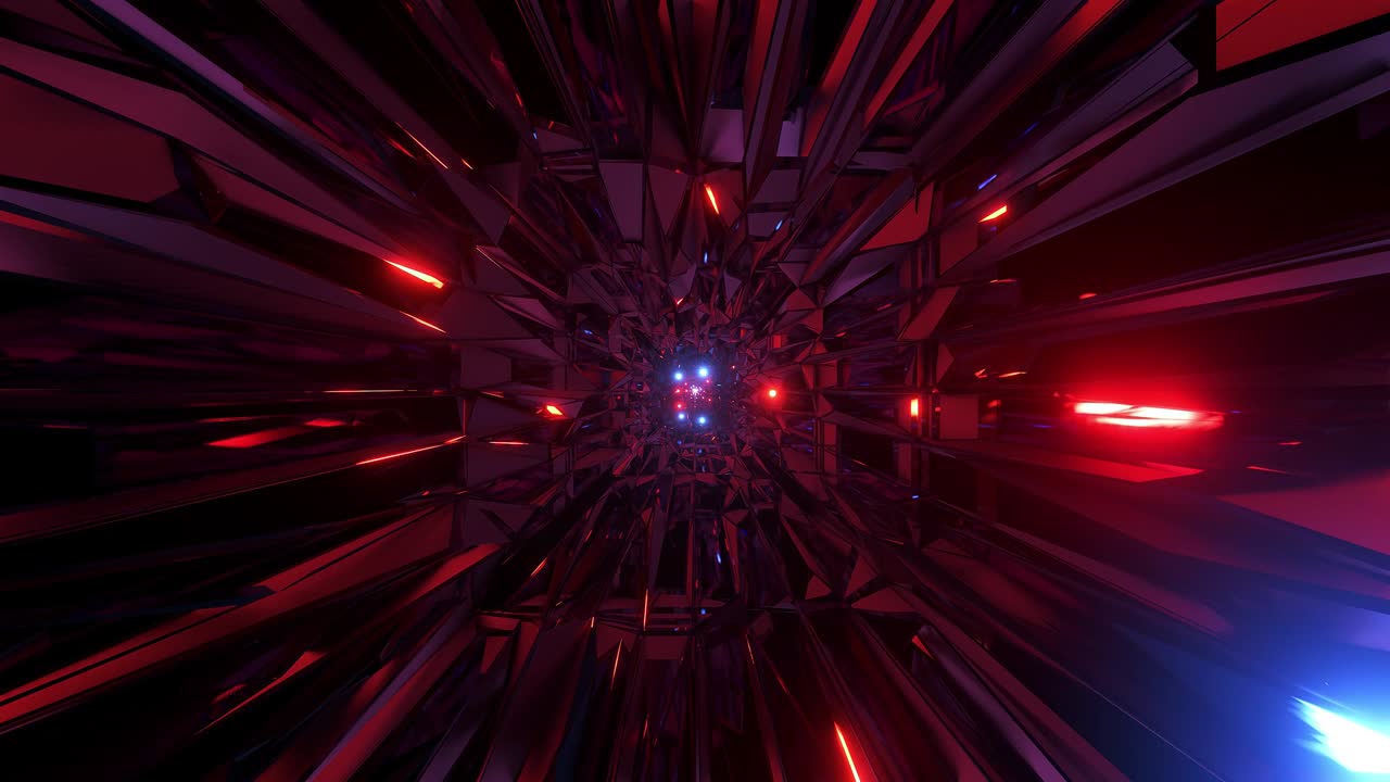 animación de túnel abstracto