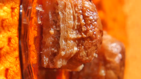 close-up of baklava