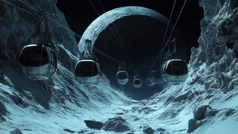 lunar cable car system