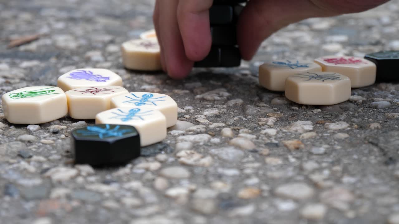 jugando colmena en el suelo