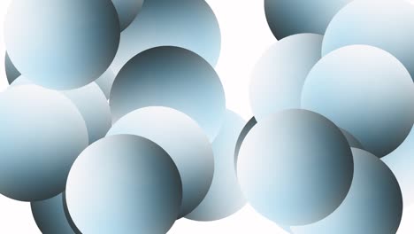 esfera abstracta globos o bolas se mueven fondo gracioso