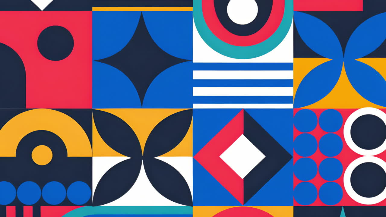 Vibrant Abstract Gradients and Geometric Patterns