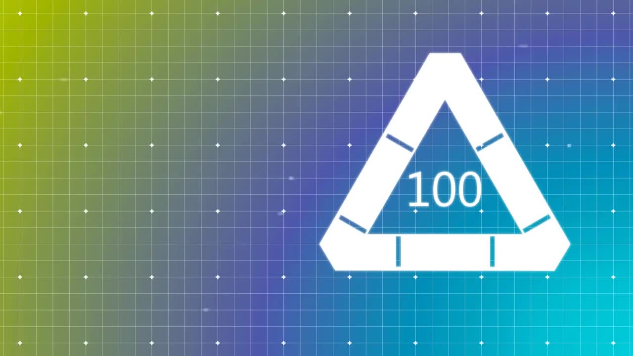 다채로운 배경과 그리드 패턴에 대한 삼각형을 다운로드